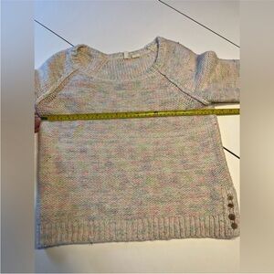 Moth by Anthropologie medium pastel weaved sweater